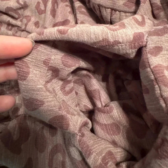 Lush boutique pink leopard midi dress with pockets - Picture 9 of 9